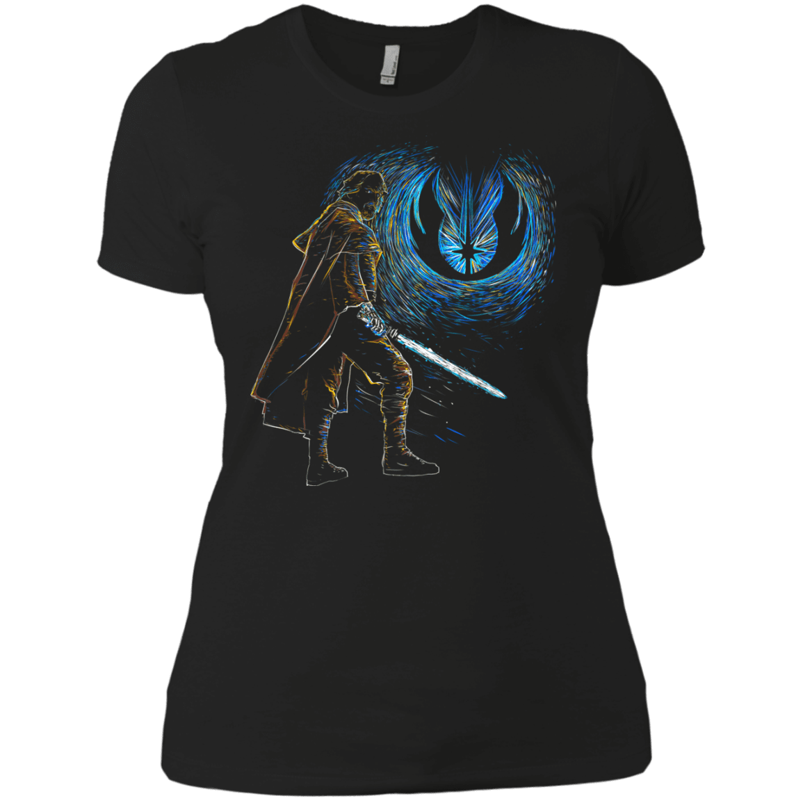 T-Shirts Black / X-Small Starry knights Luke Women's Premium T-Shirt