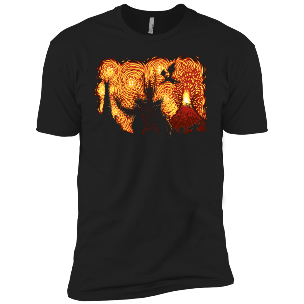 T-Shirts Black / YXS Starry Middle Earth Boys Premium T-Shirt