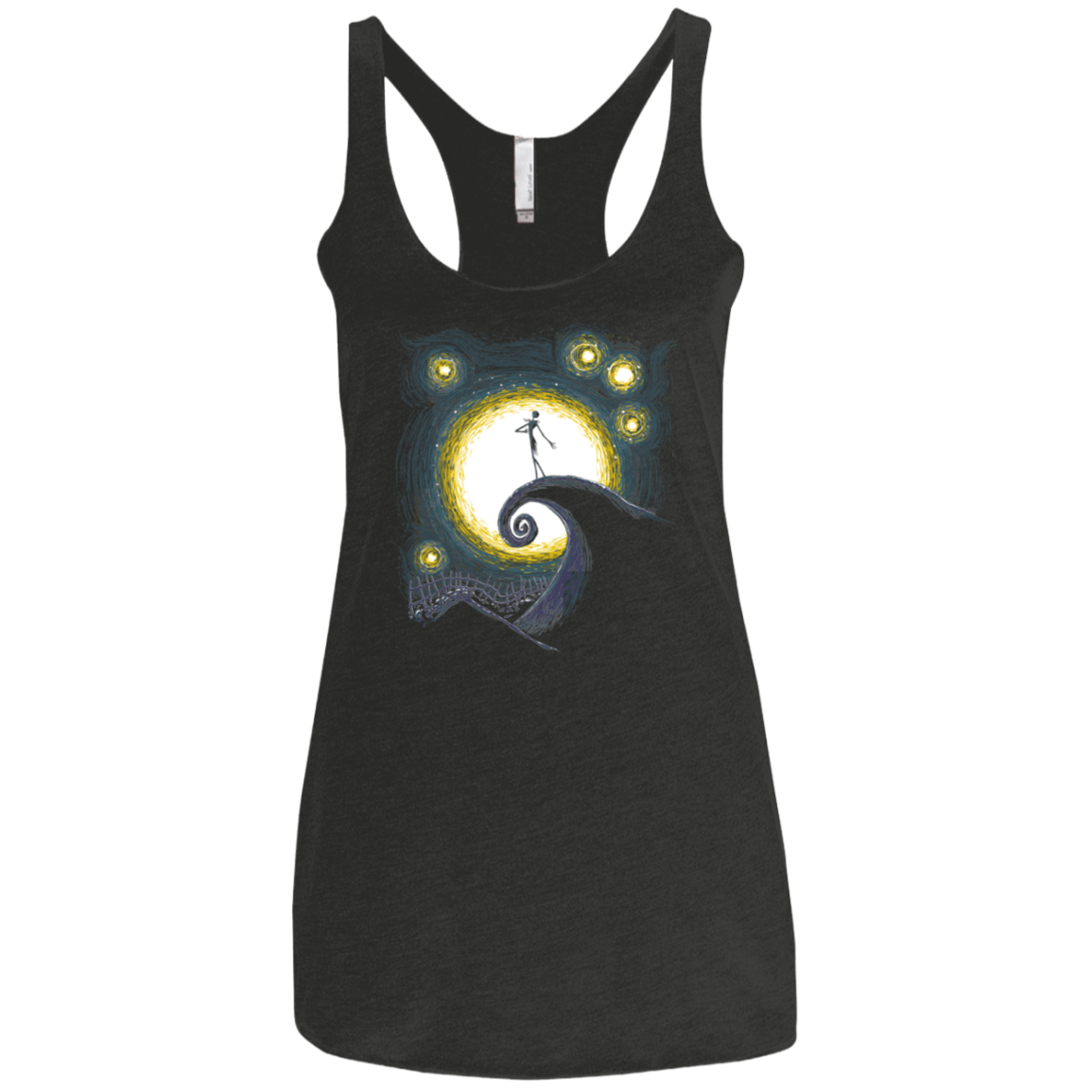 T-Shirts Vintage Black / X-Small Starry Nightmare Women's Triblend Racerback Tank