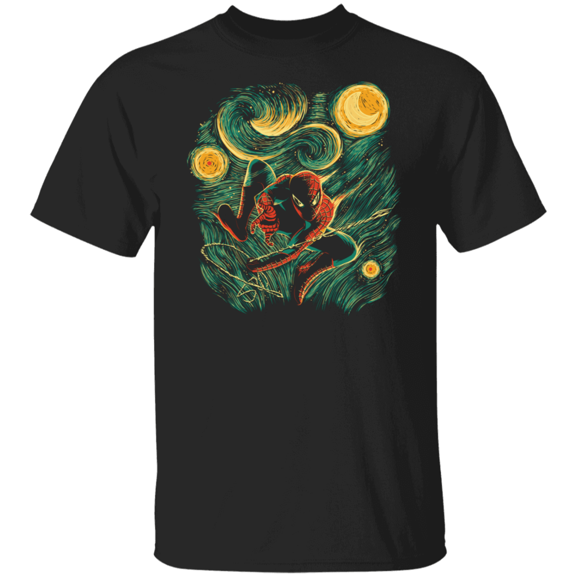 T-Shirts Black / S Starry Parker T-Shirt