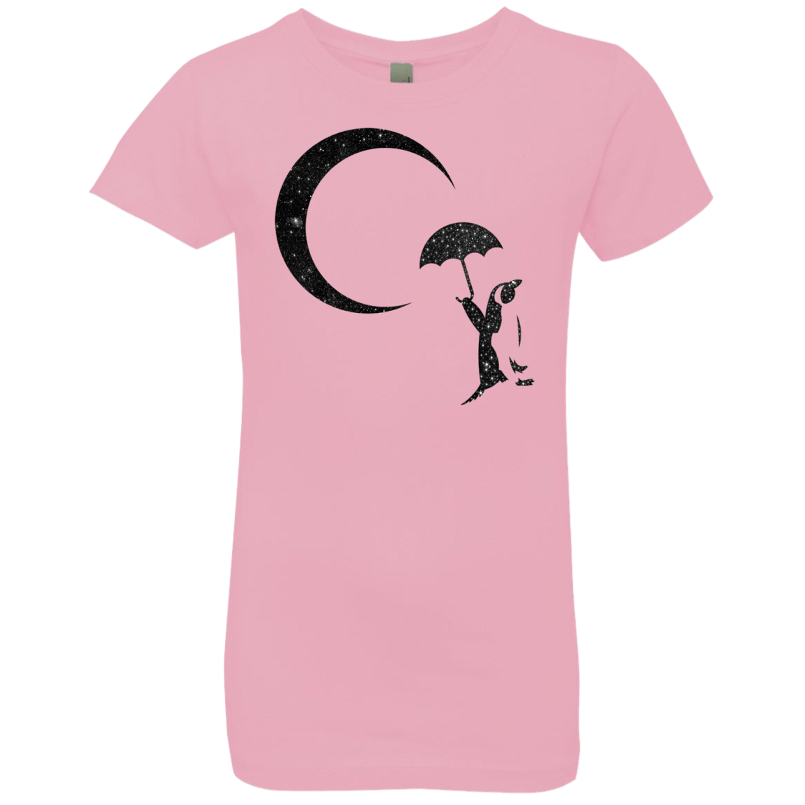 T-Shirts Light Pink / YXS Starry Penquin Girls Premium T-Shirt