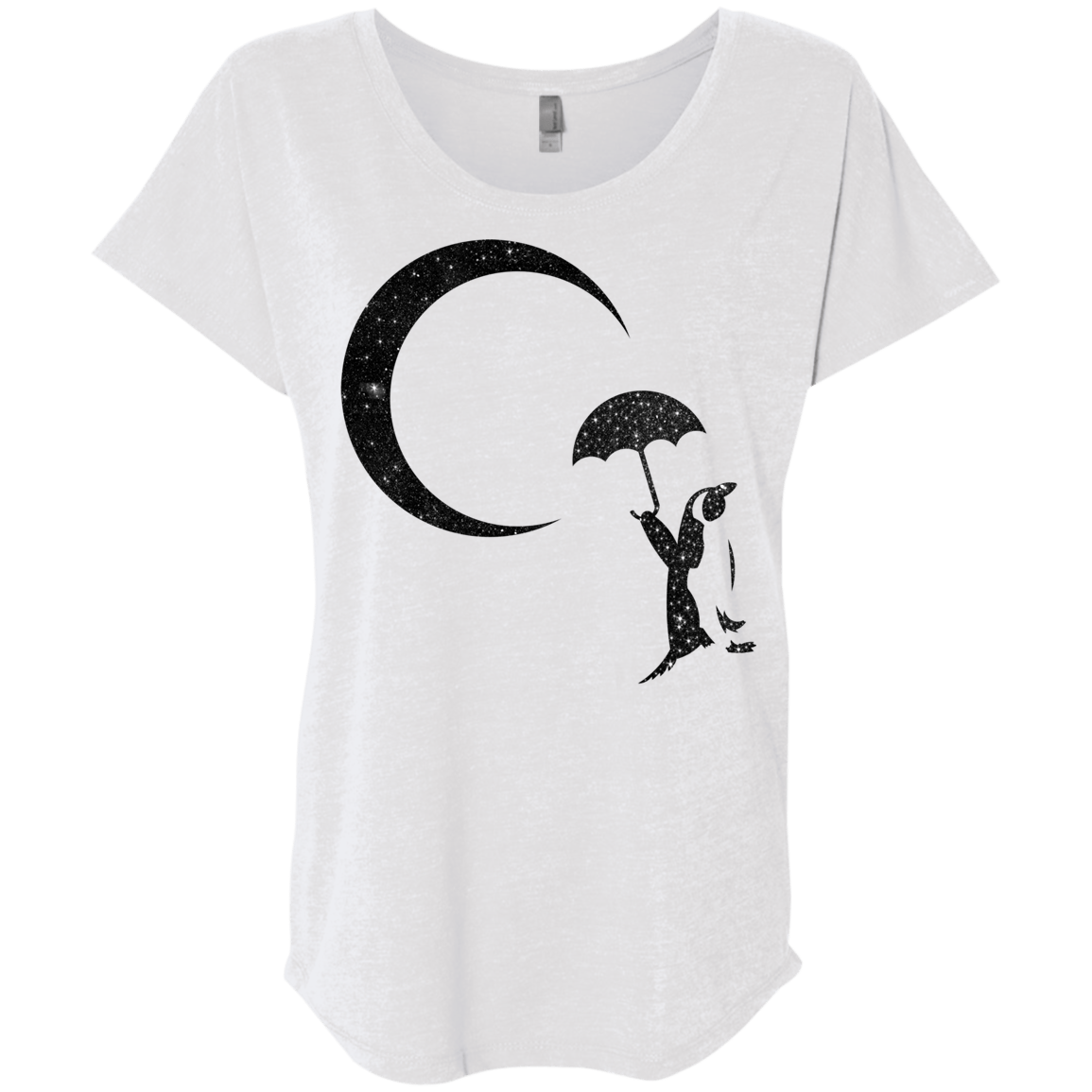 Starry Penquin Triblend Dolman Sleeve