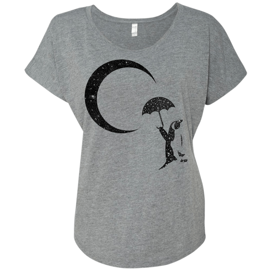 Starry Penquin Triblend Dolman Sleeve