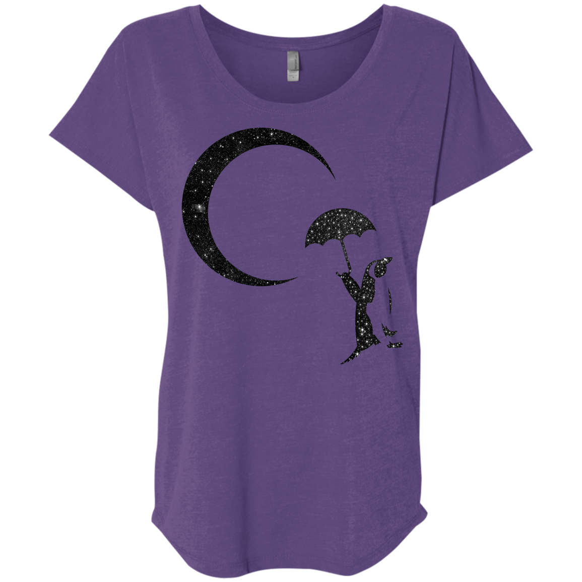 Starry Penquin Triblend Dolman Sleeve