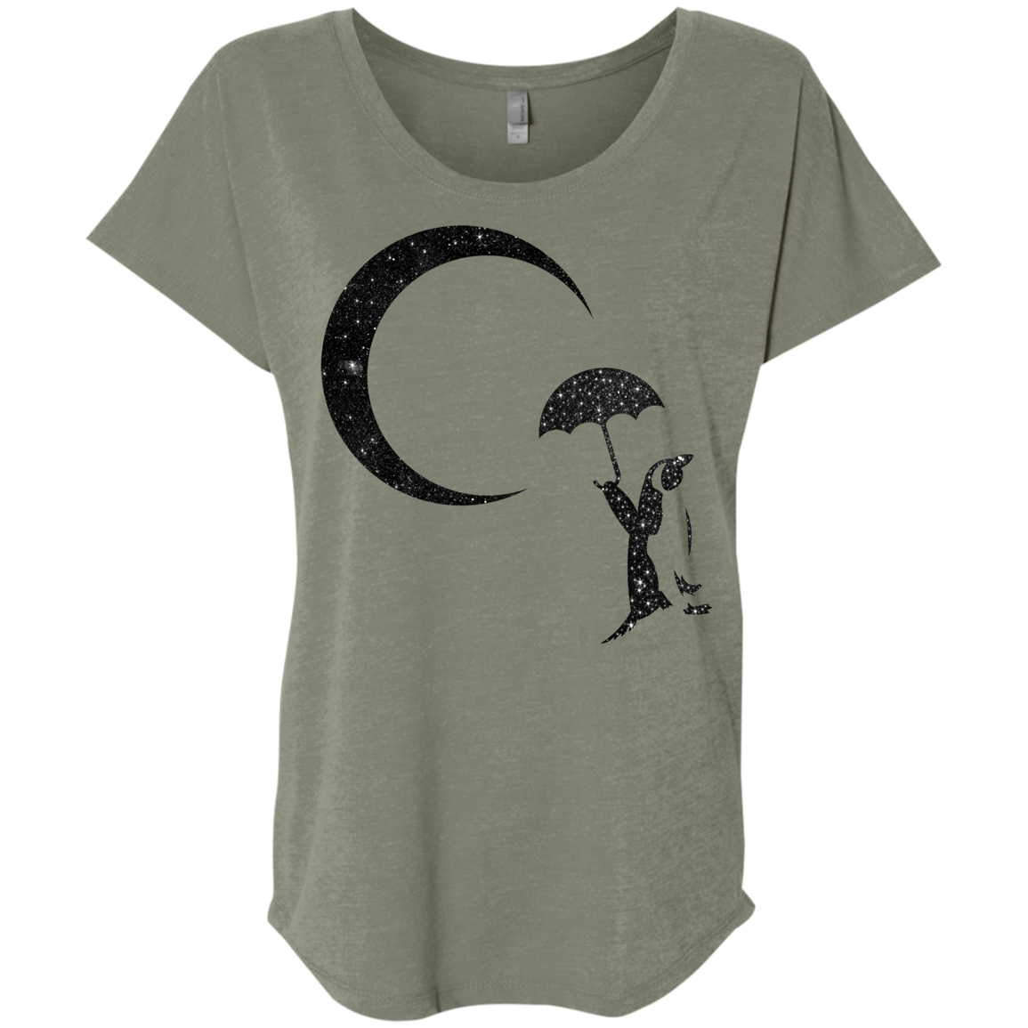 Starry Penquin Triblend Dolman Sleeve