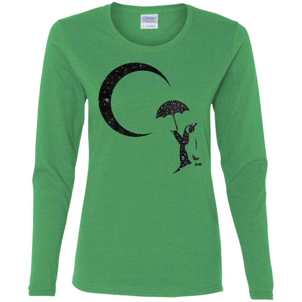 T-Shirts Irish Green / S Starry Penquin Women's Long Sleeve T-Shirt