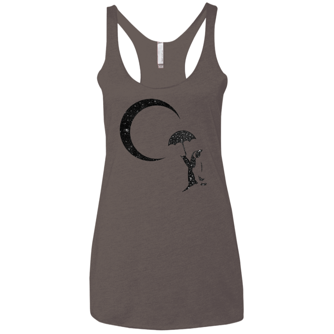 Starry Penquin Women's Triblend Racerback Tank