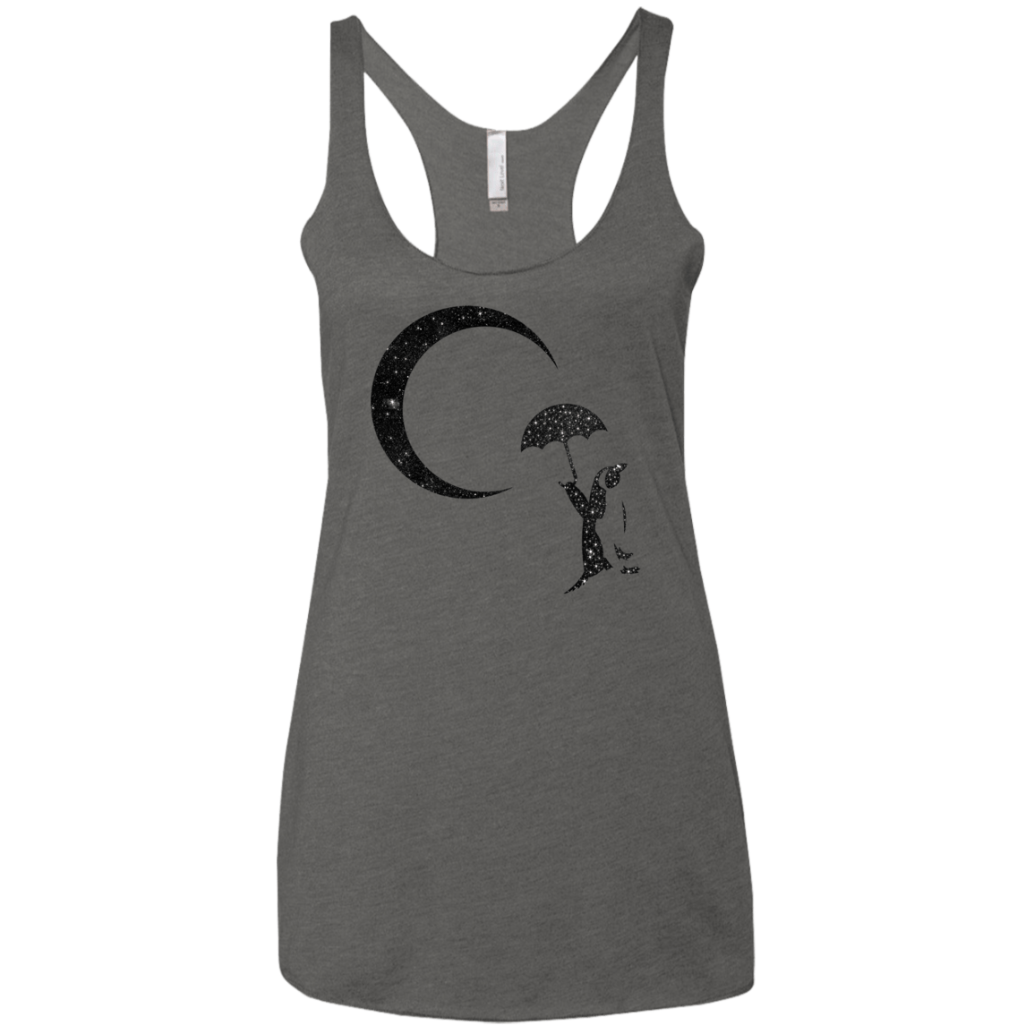 Starry Penquin Women's Triblend Racerback Tank