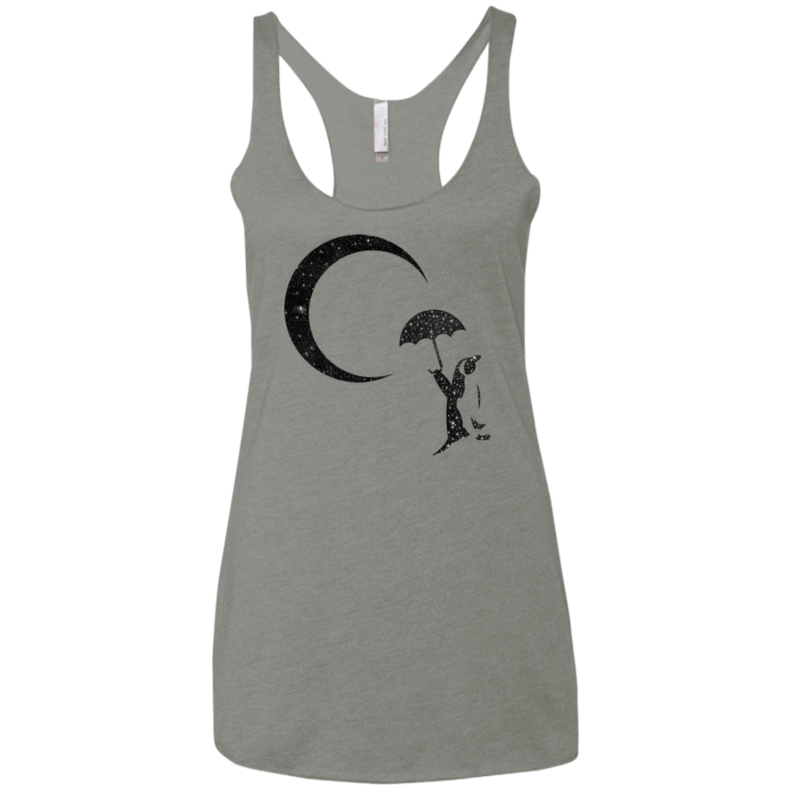 Starry Penquin Women's Triblend Racerback Tank