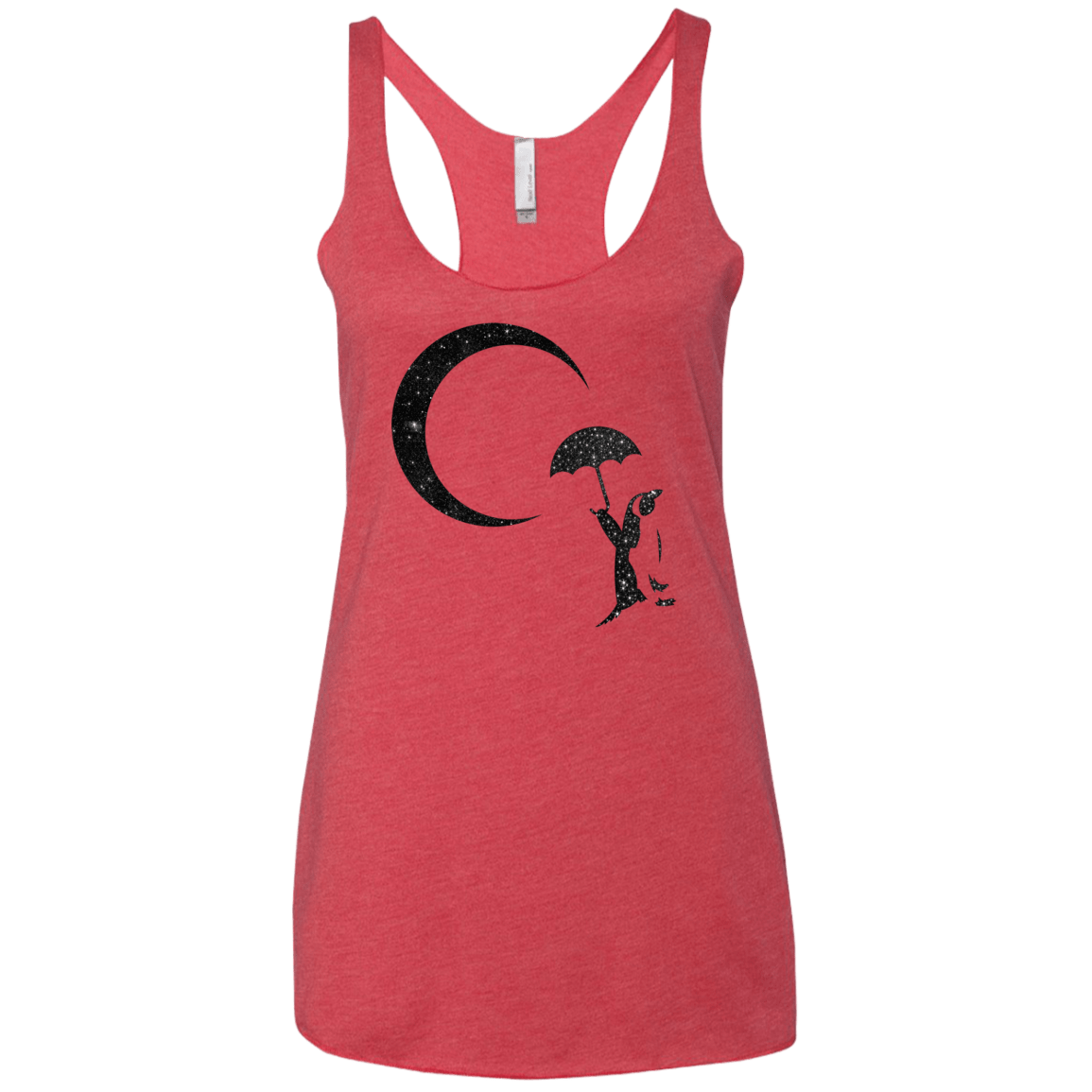 Starry Penquin Women's Triblend Racerback Tank