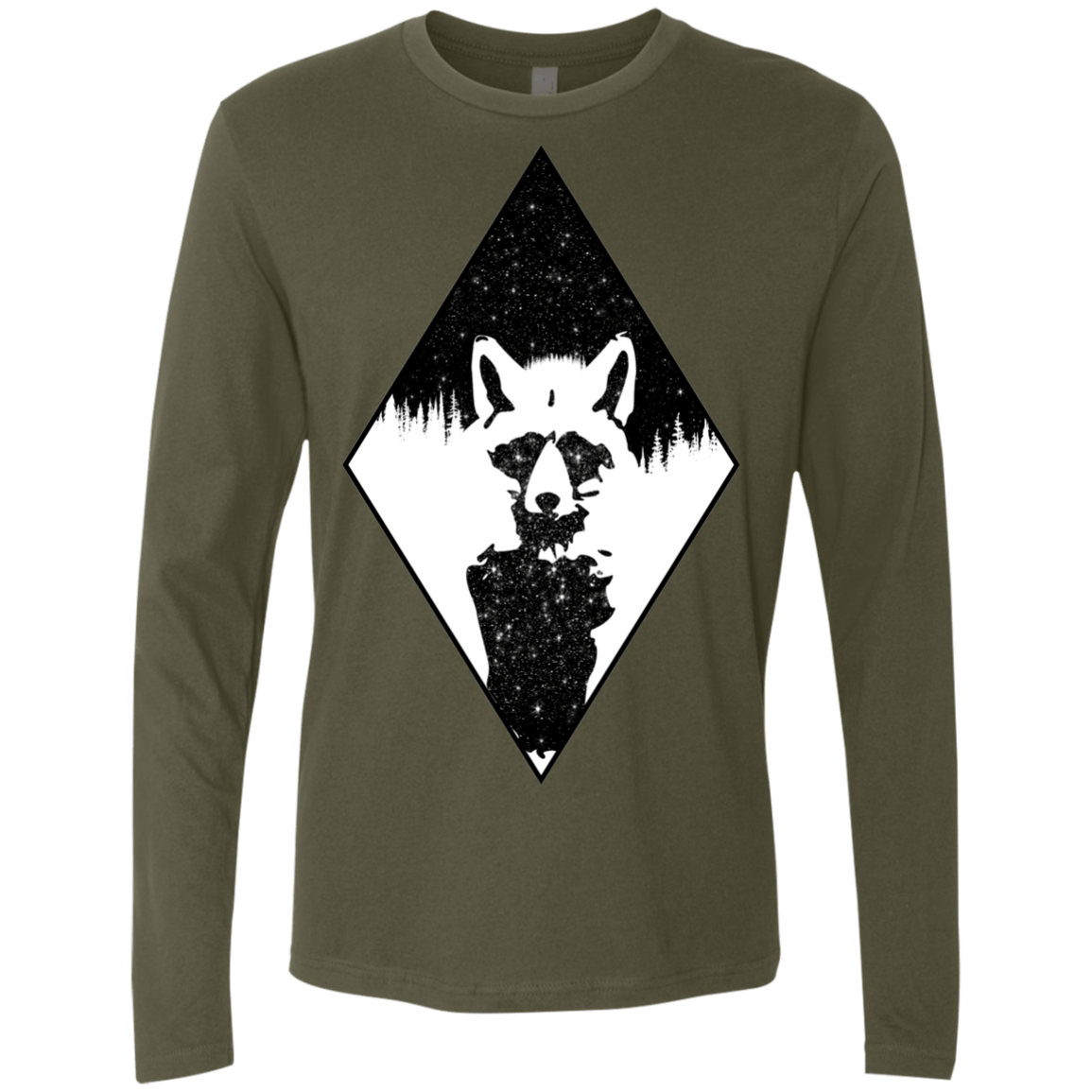 Starry Raccoon Men's Premium Long Sleeve