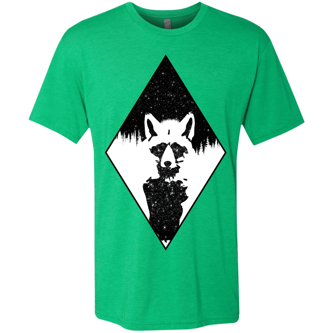 T-Shirts Envy / S Starry Raccoon Men's Triblend T-Shirt