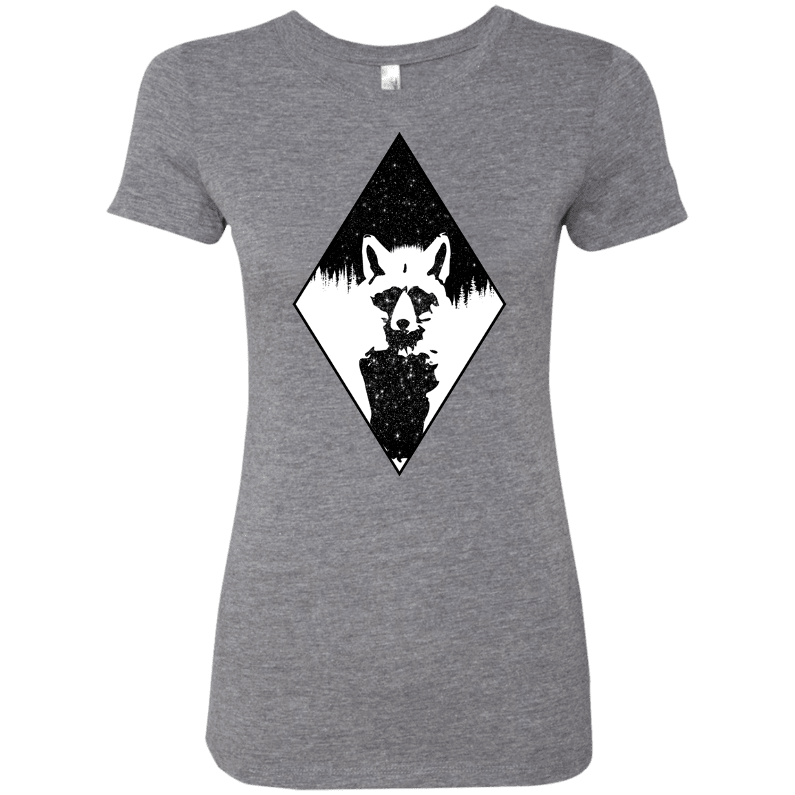 T-Shirts Premium Heather / S Starry Raccoon Women's Triblend T-Shirt