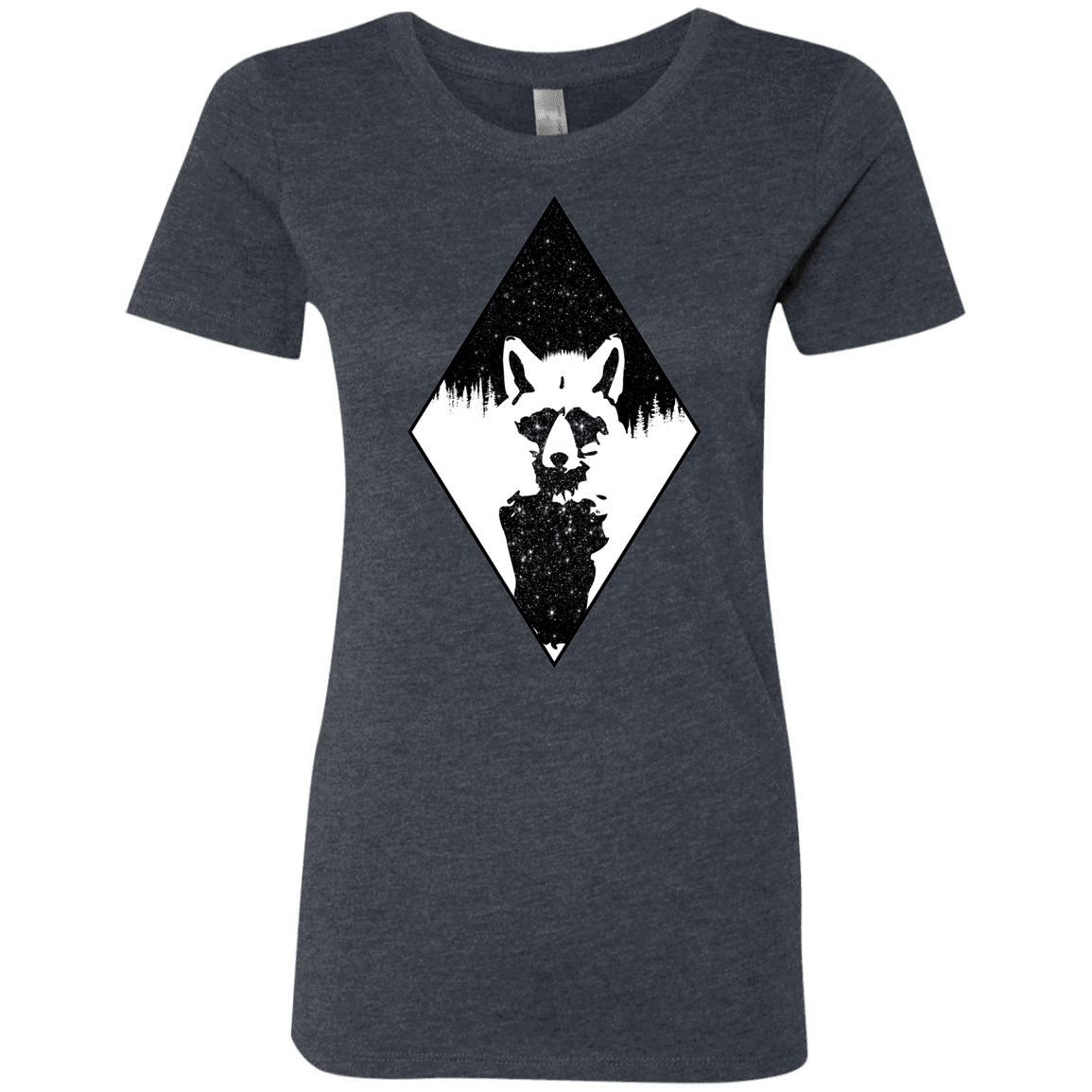 T-Shirts Vintage Navy / S Starry Raccoon Women's Triblend T-Shirt