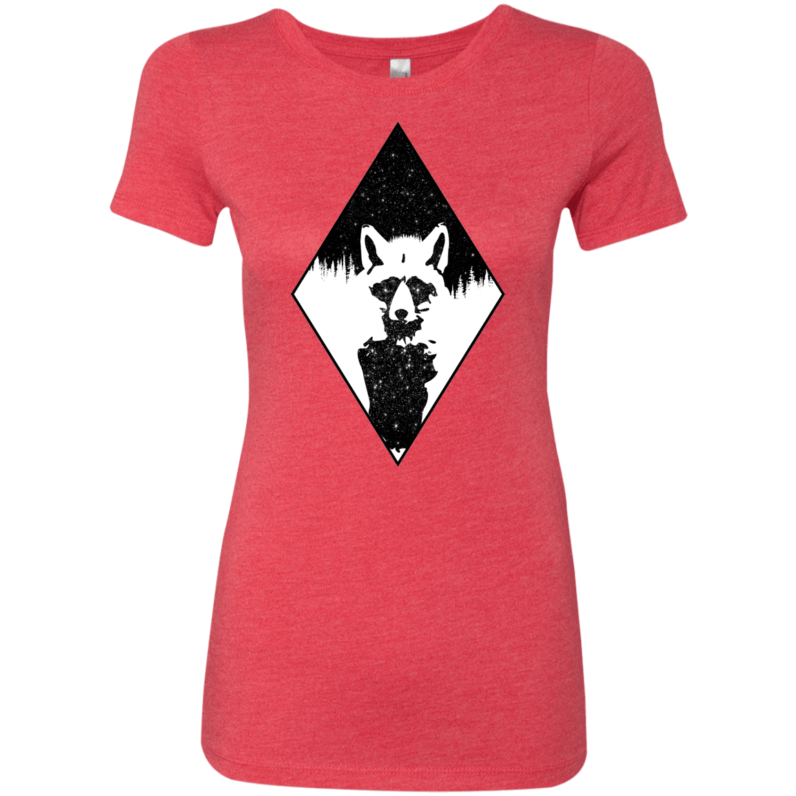 T-Shirts Vintage Red / S Starry Raccoon Women's Triblend T-Shirt
