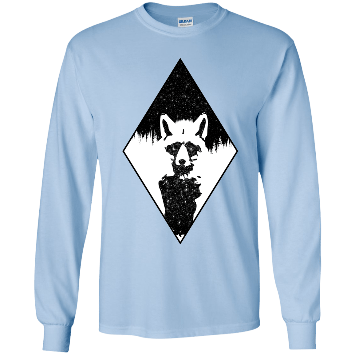 Starry Raccoon Youth Long Sleeve T-Shirt