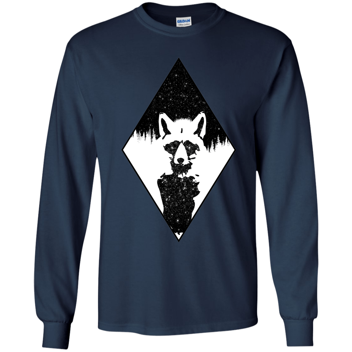 Starry Raccoon Youth Long Sleeve T-Shirt