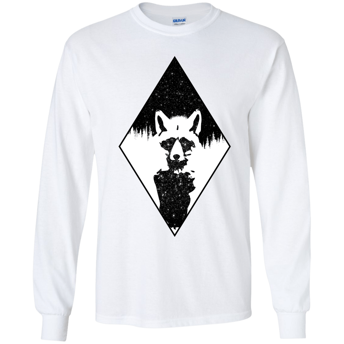 Starry Raccoon Youth Long Sleeve T-Shirt