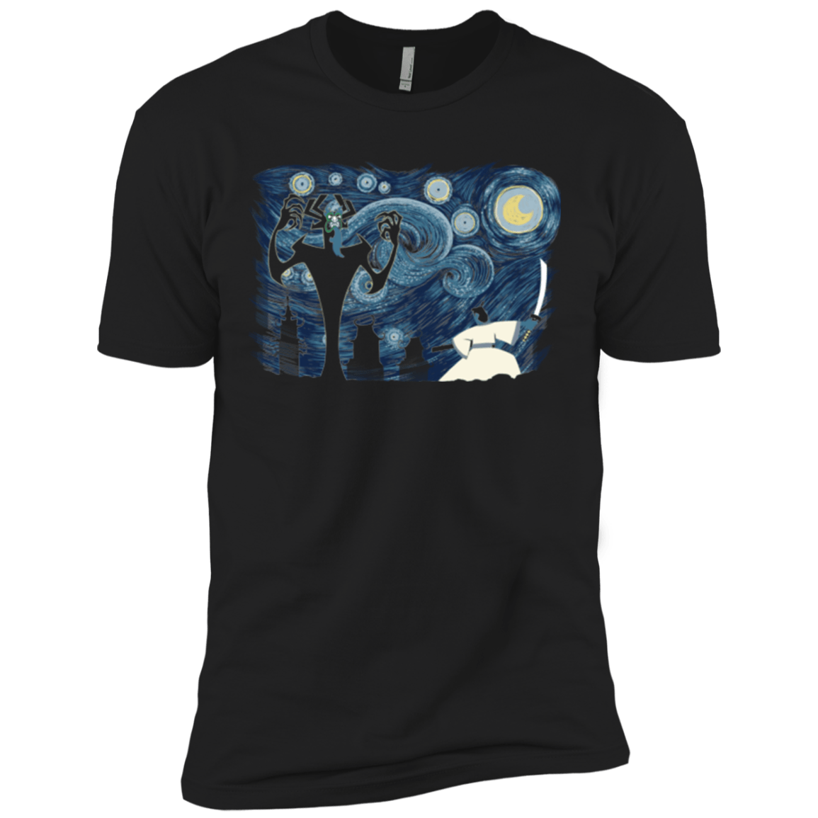 T-Shirts Black / X-Small Starry Samurai Men's Premium T-Shirt