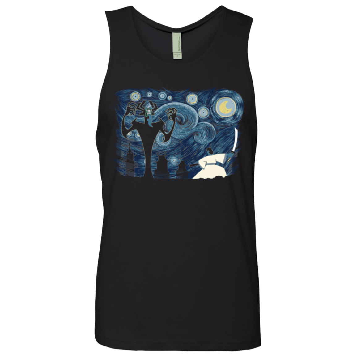 T-Shirts Black / Small Starry Samurai Men's Premium Tank Top