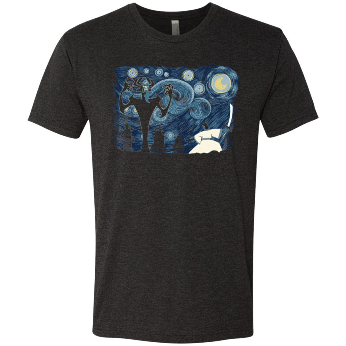 T-Shirts Vintage Black / Small Starry Samurai Men's Triblend T-Shirt