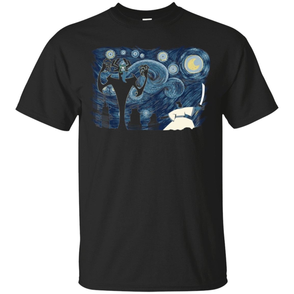 T-Shirts Black / Small Starry Samurai T-Shirt