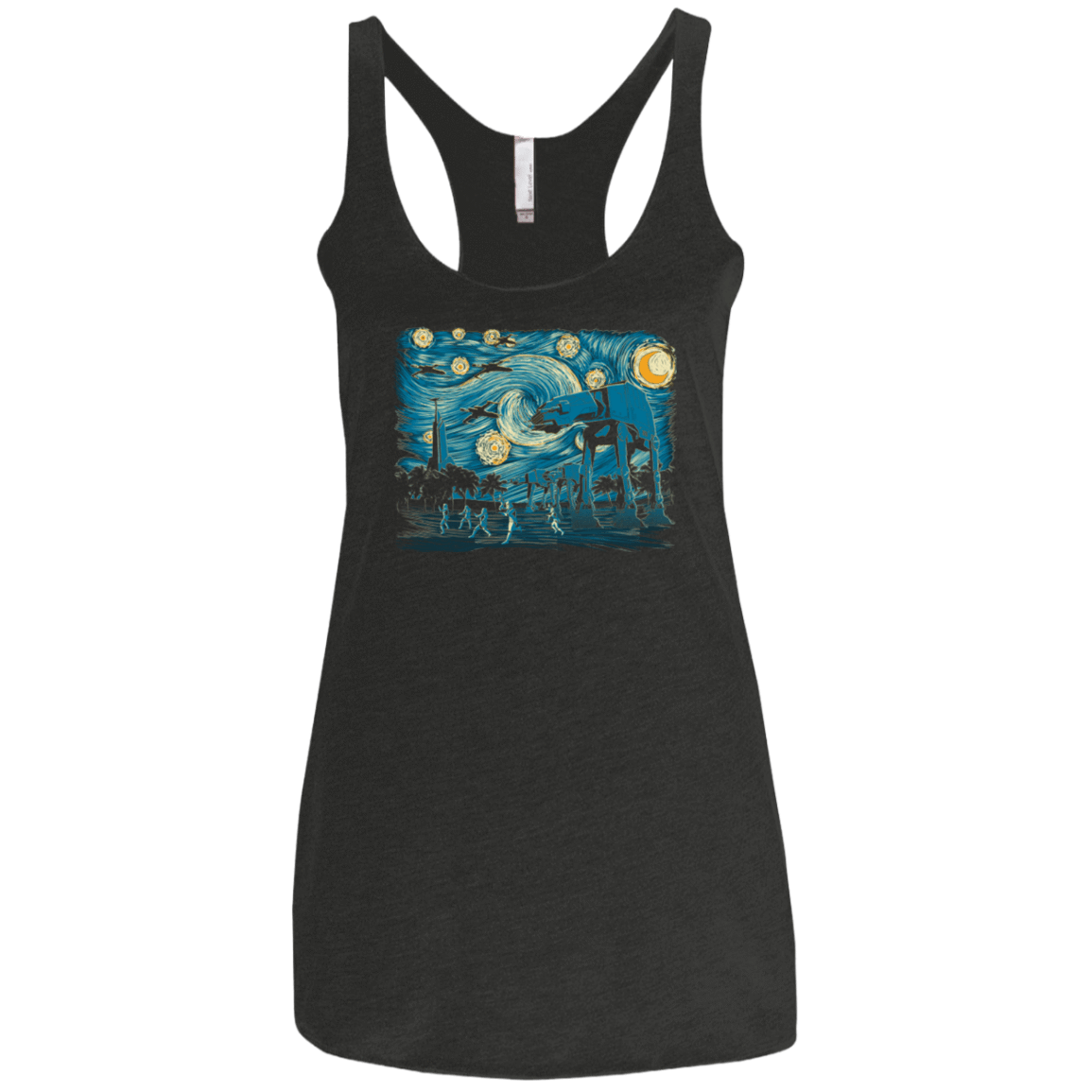 T-Shirts Vintage Black / X-Small Starry Scarif Women's Triblend Racerback Tank
