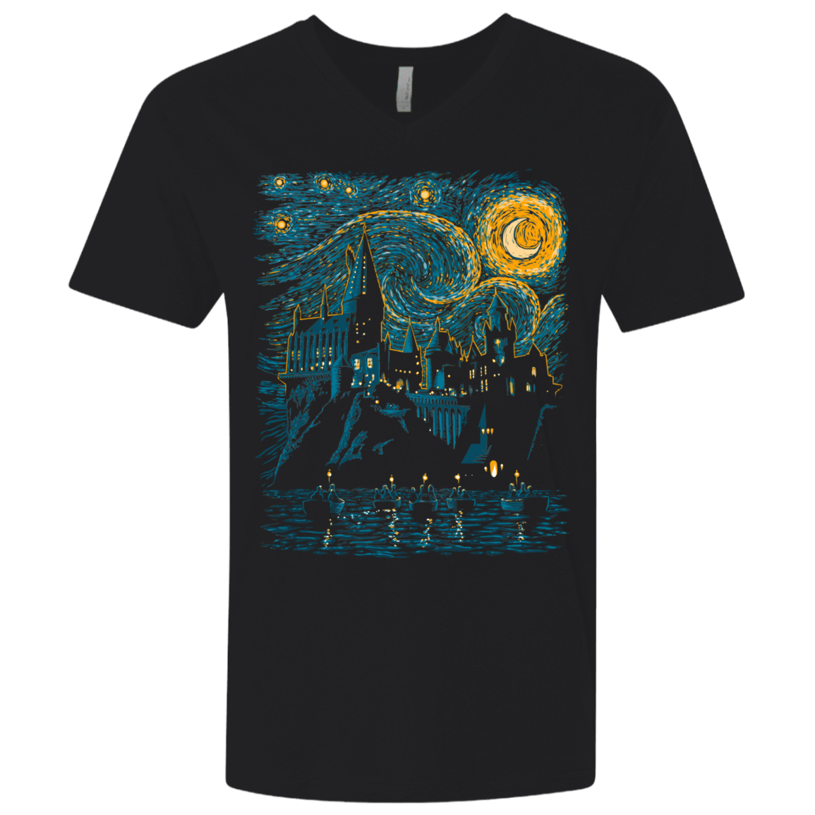 T-Shirts Black / X-Small Starry School Men's Premium V-Neck