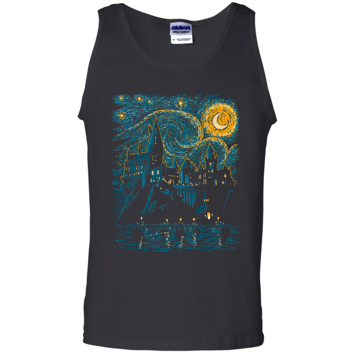 T-Shirts Black / S Starry School Men's Tank Top