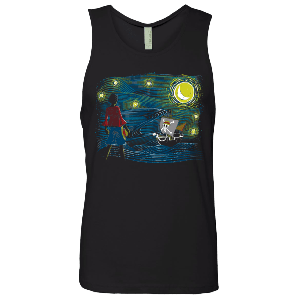 T-Shirts Black / Small Starry Sea Men's Premium Tank Top