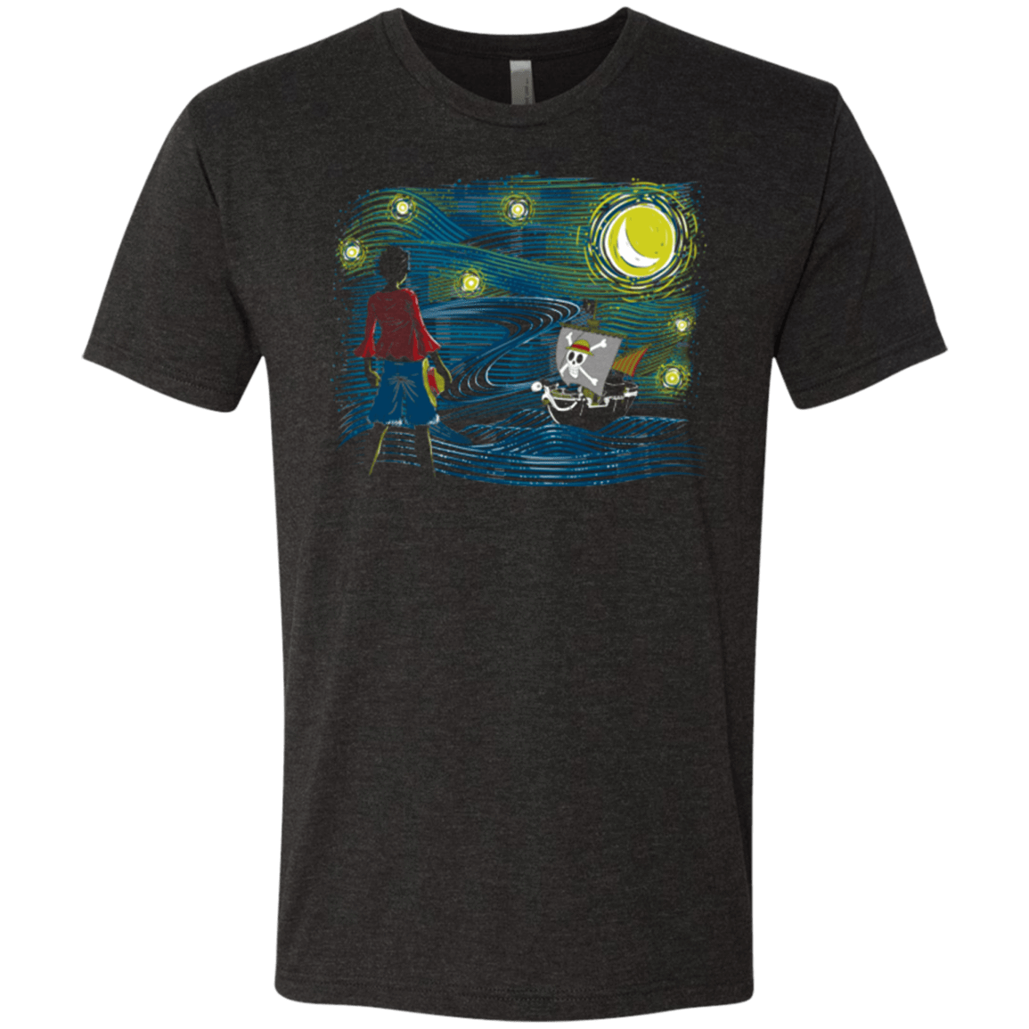 T-Shirts Vintage Black / Small Starry Sea Men's Triblend T-Shirt