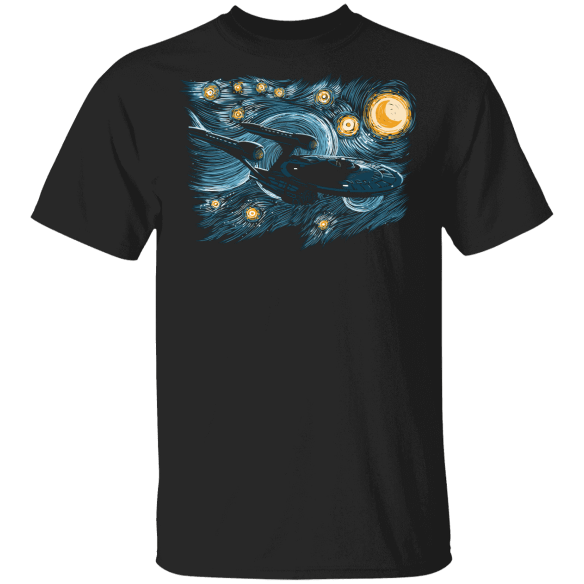 T-Shirts Black / S Starry Trek T-Shirt