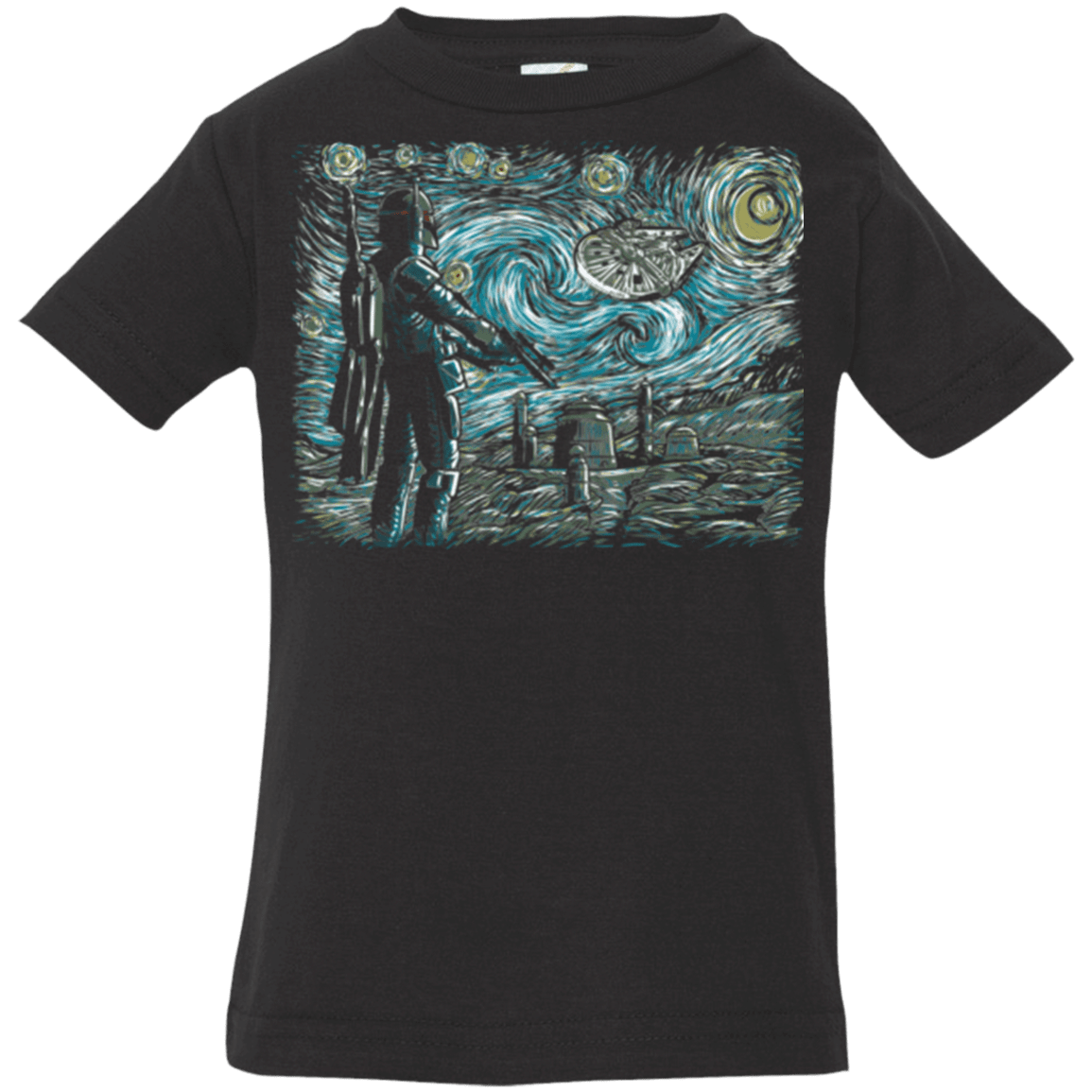 T-Shirts Black / 6 Months Starry Wars Infant Premium T-Shirt