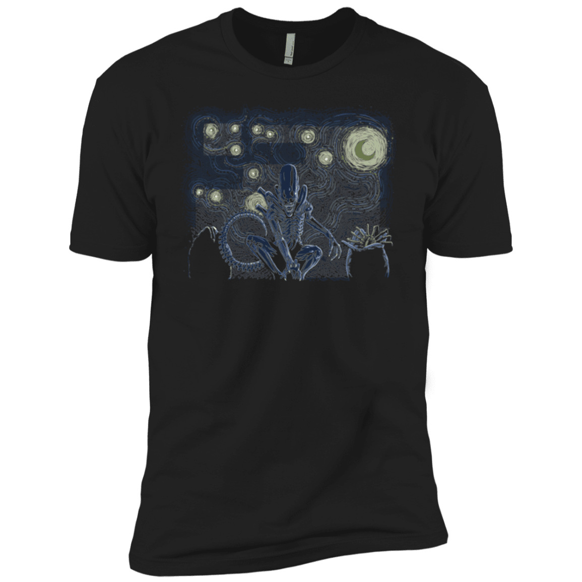 T-Shirts Black / YXS Starry Xenomorph Boys Premium T-Shirt