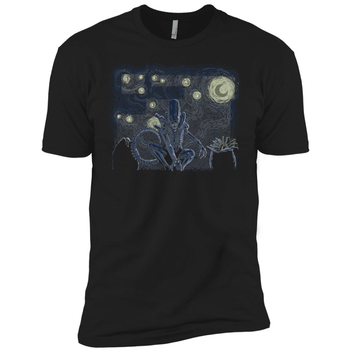 T-Shirts Black / X-Small Starry Xenomorph Men's Premium T-Shirt