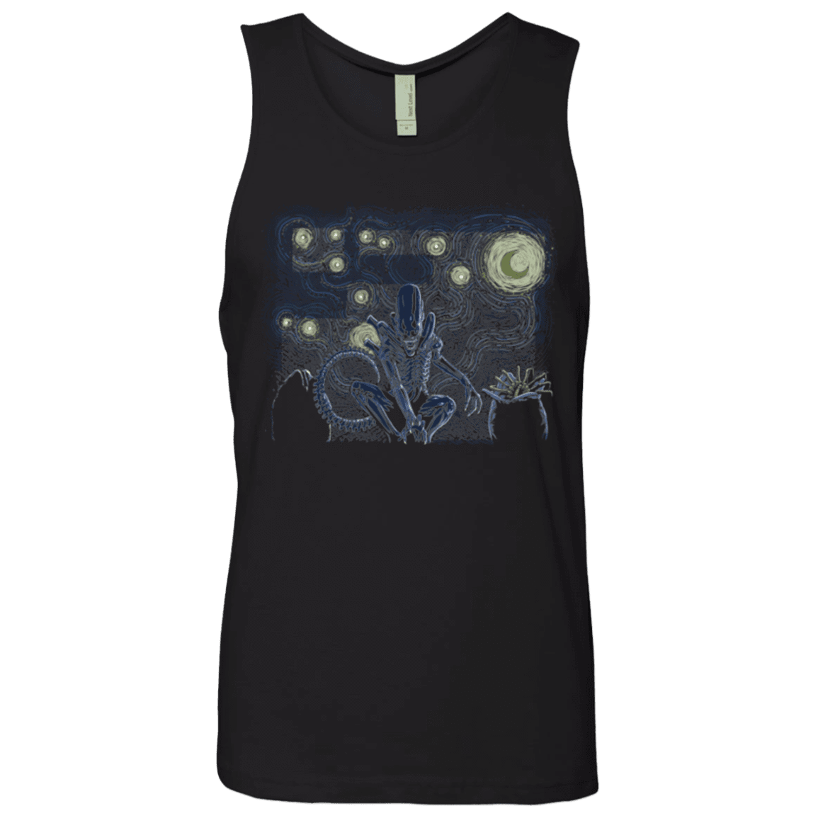 T-Shirts Black / Small Starry Xenomorph Men's Premium Tank Top
