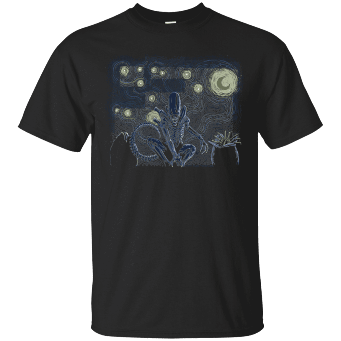 T-Shirts Black / Small Starry Xenomorph T-Shirt