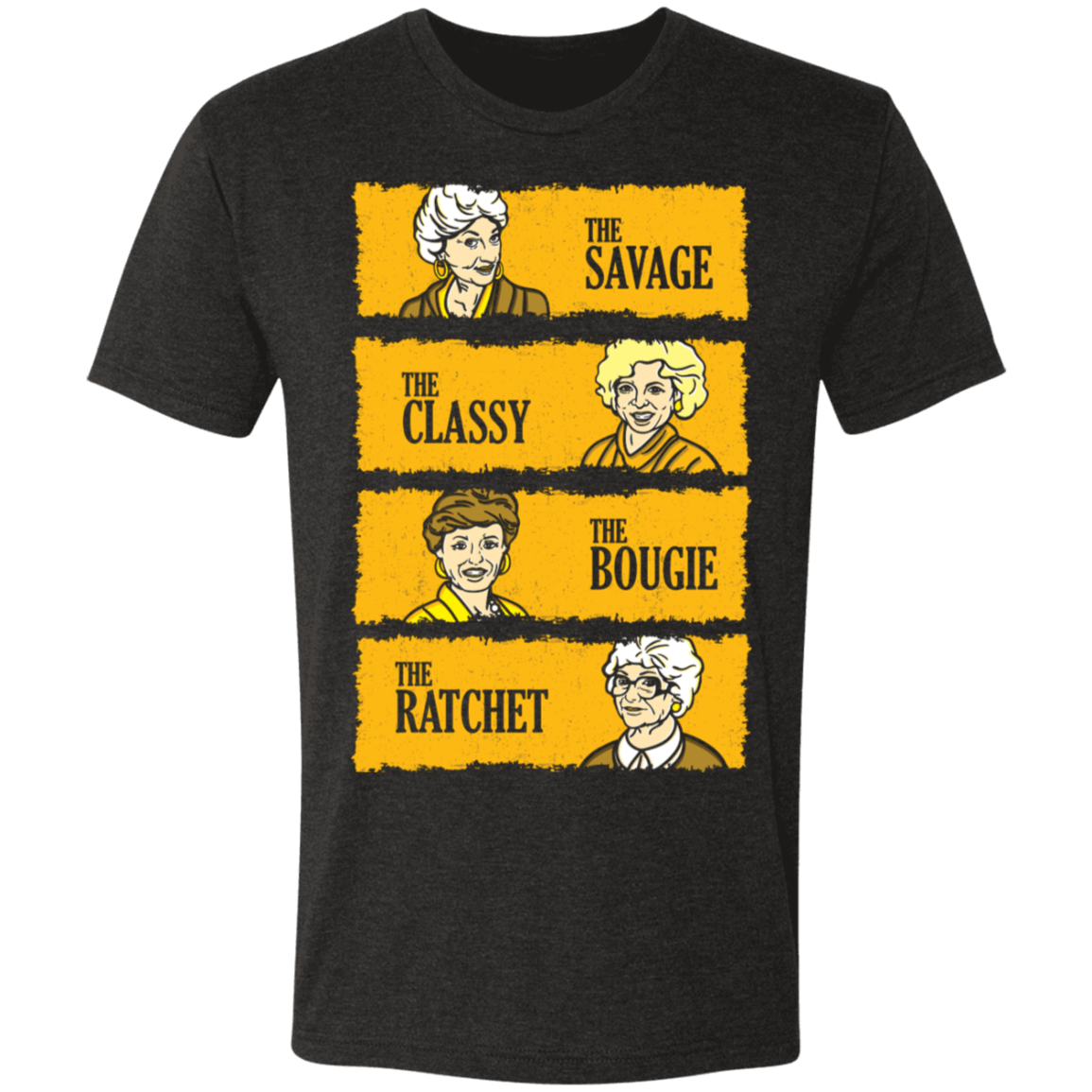 T-Shirts Vintage Black / S Stay Golden Men's Triblend T-Shirt