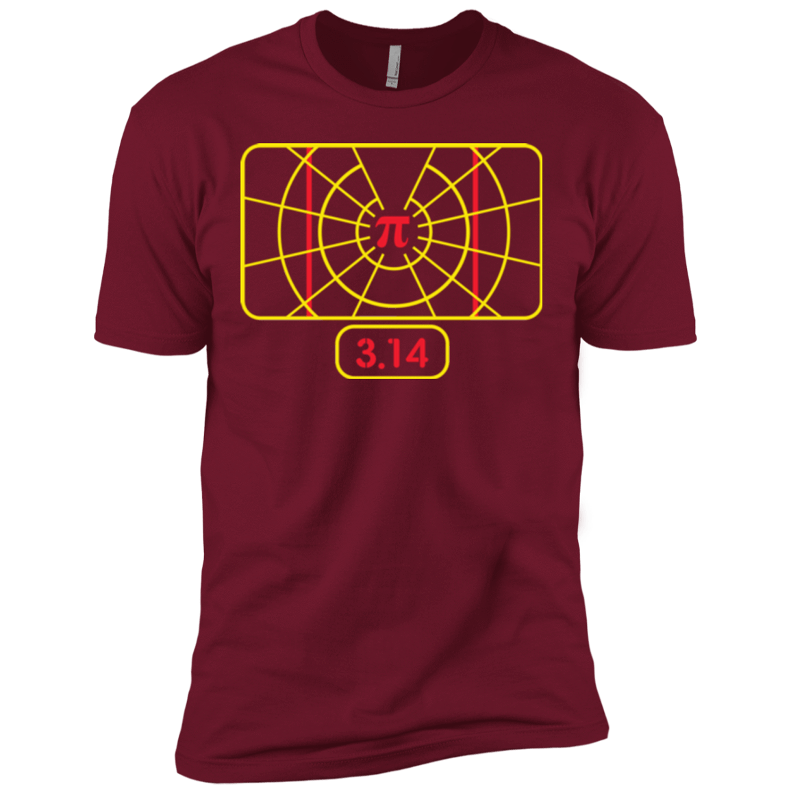 T-Shirts Cardinal / X-Small Stay on Pi Men's Premium T-Shirt