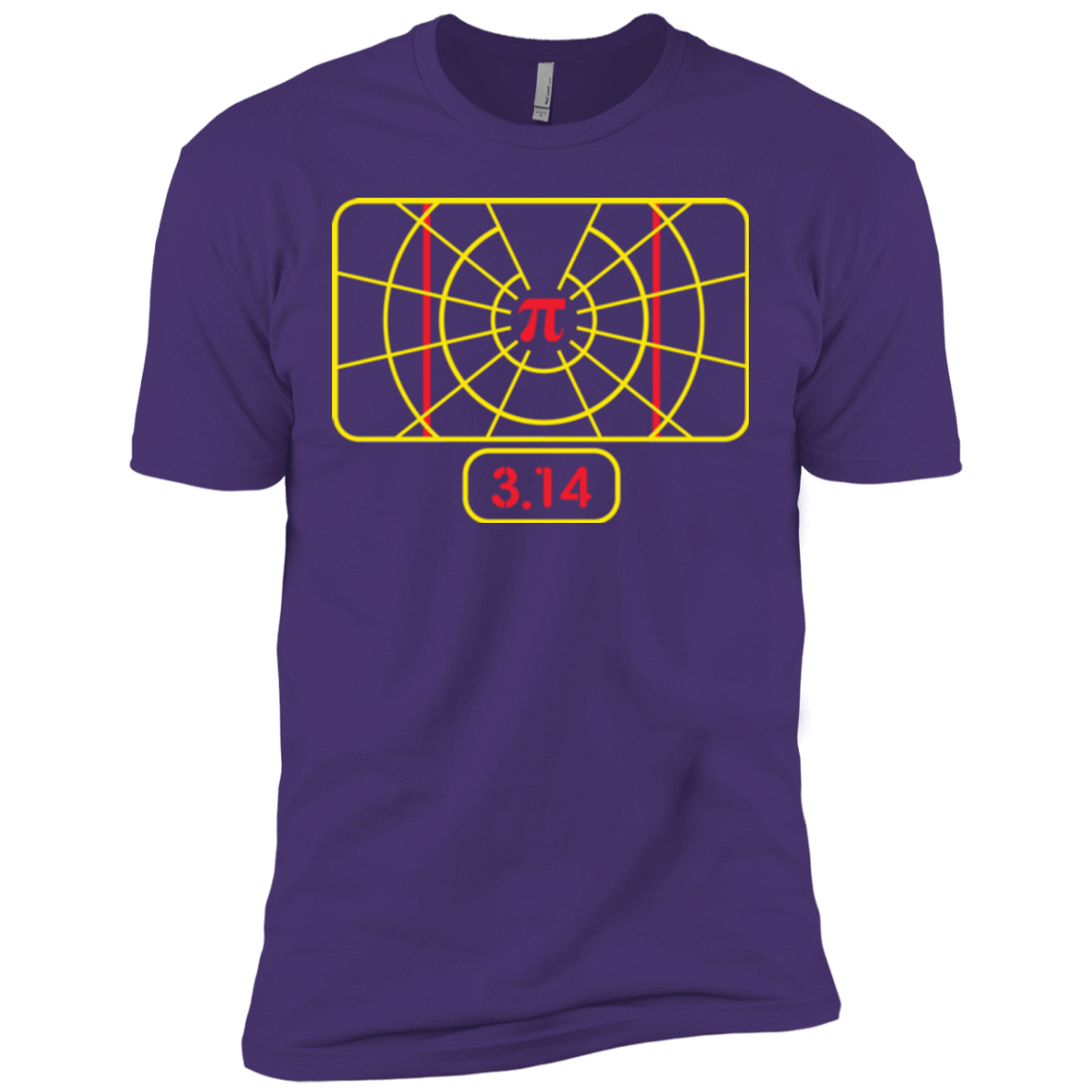 T-Shirts Purple / X-Small Stay on Pi Men's Premium T-Shirt
