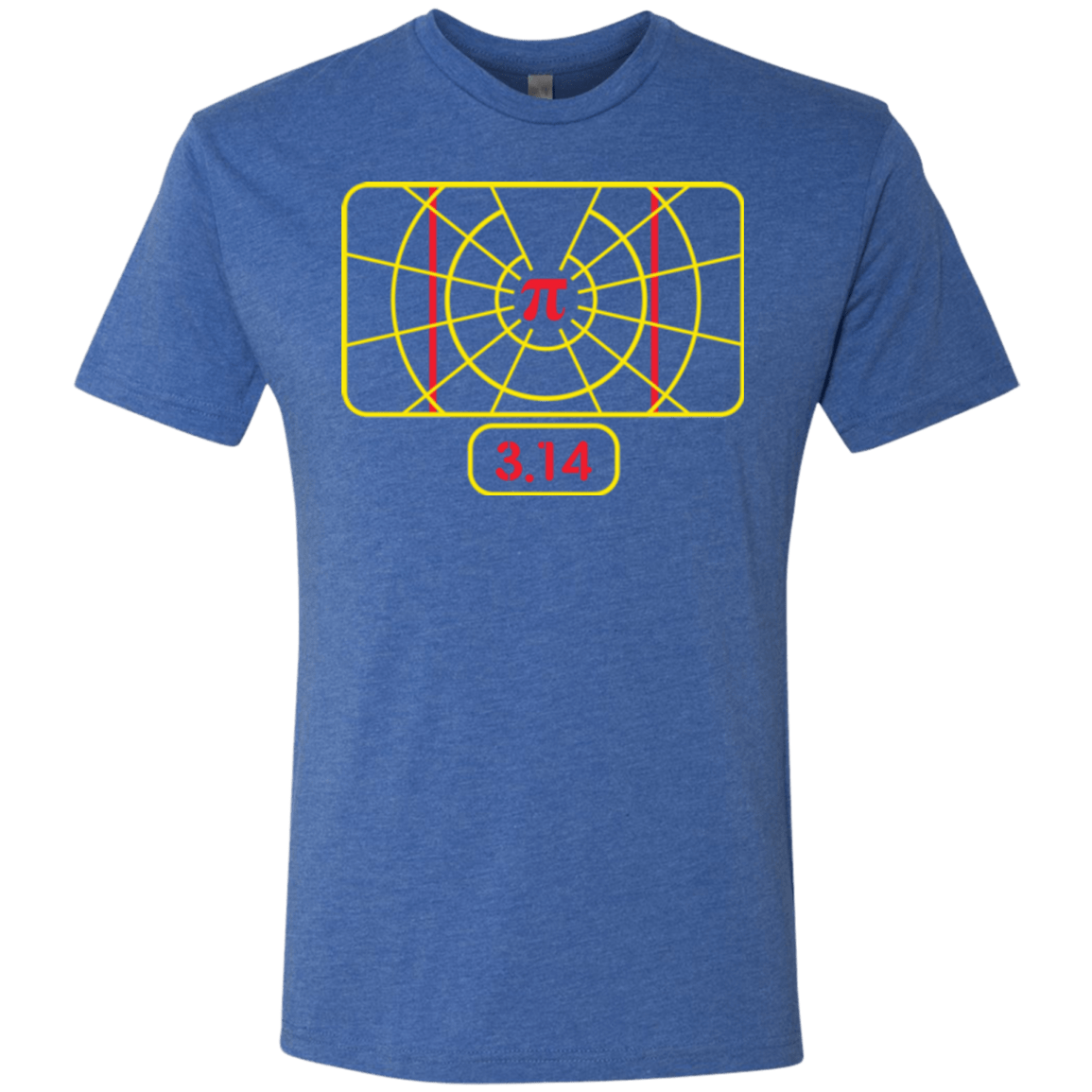 T-Shirts Vintage Royal / Small Stay on Pi Men's Triblend T-Shirt