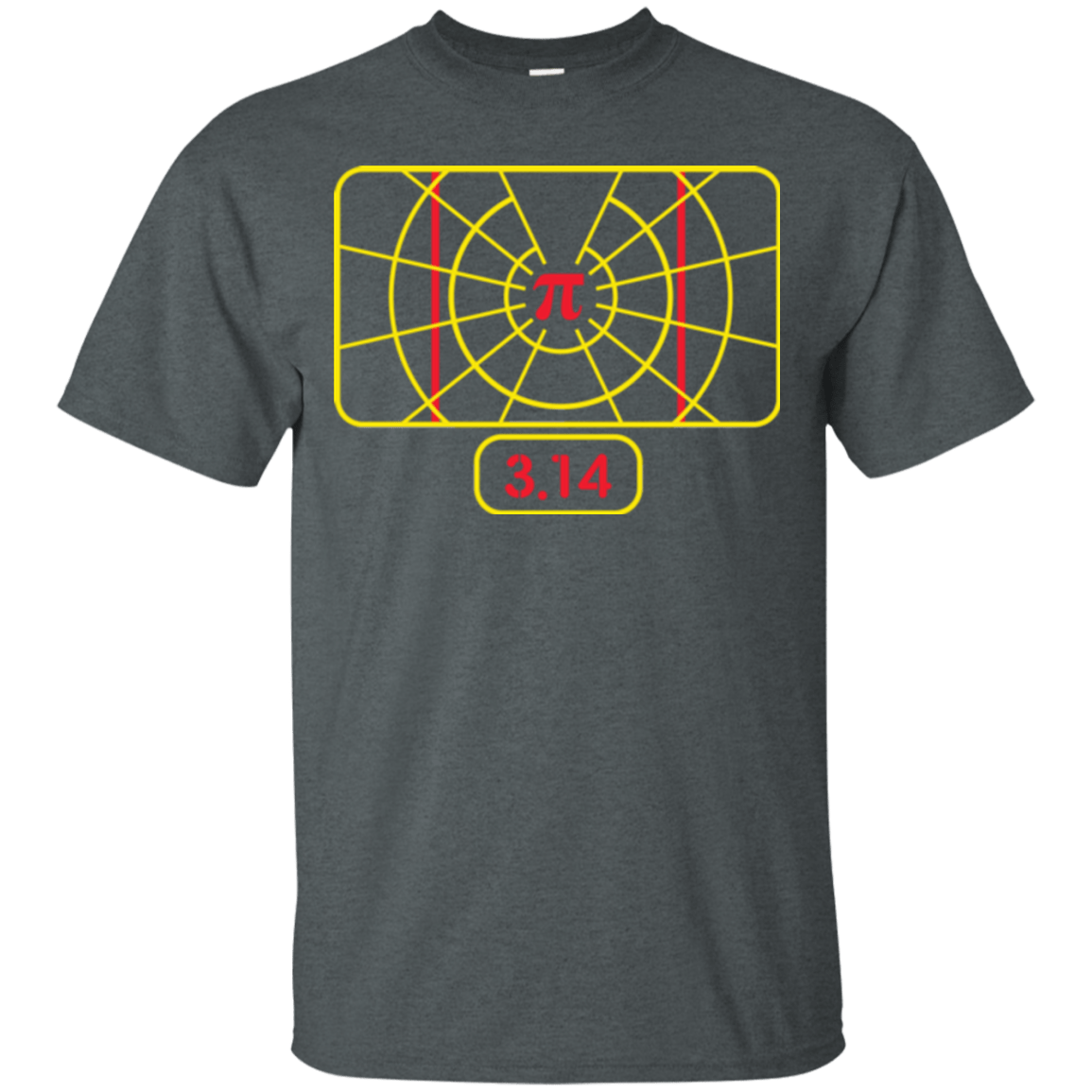 T-Shirts Dark Heather / Small Stay on Pi T-Shirt