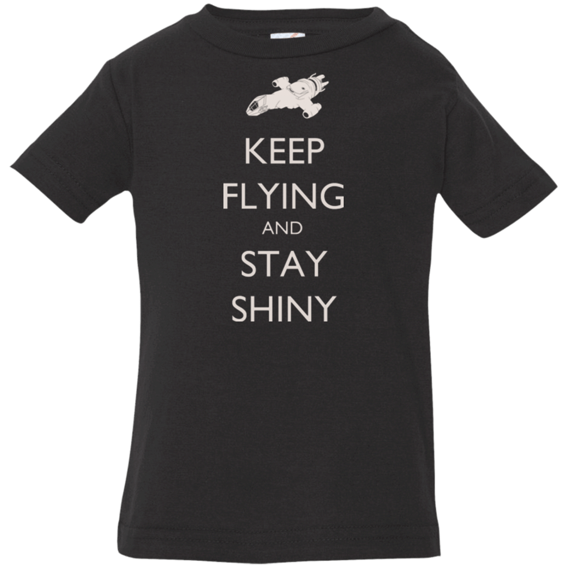 T-Shirts Black / 6 Months Stay Shiny Infant Premium T-Shirt