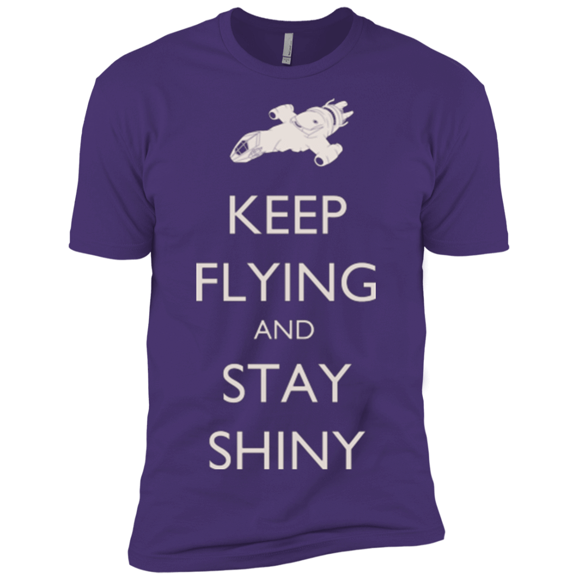 T-Shirts Purple / X-Small Stay Shiny Men's Premium T-Shirt
