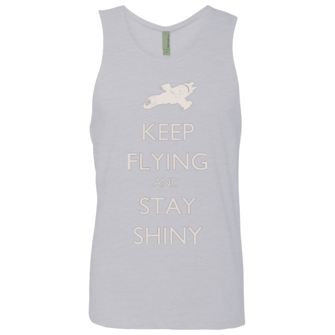 T-Shirts Heather Grey / Small Stay Shiny Men's Premium Tank Top