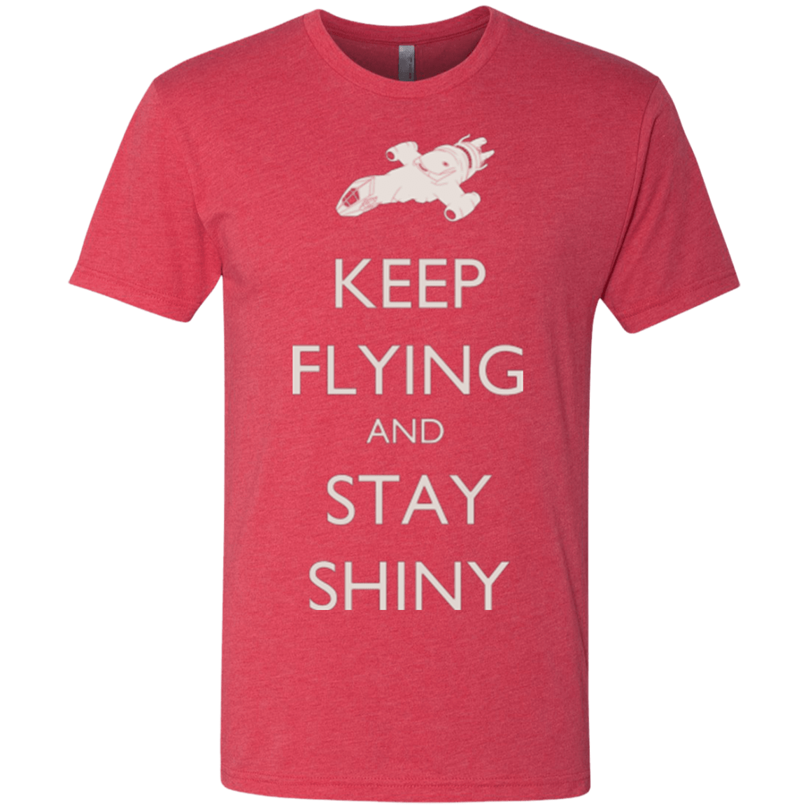 T-Shirts Vintage Red / Small Stay Shiny Men's Triblend T-Shirt