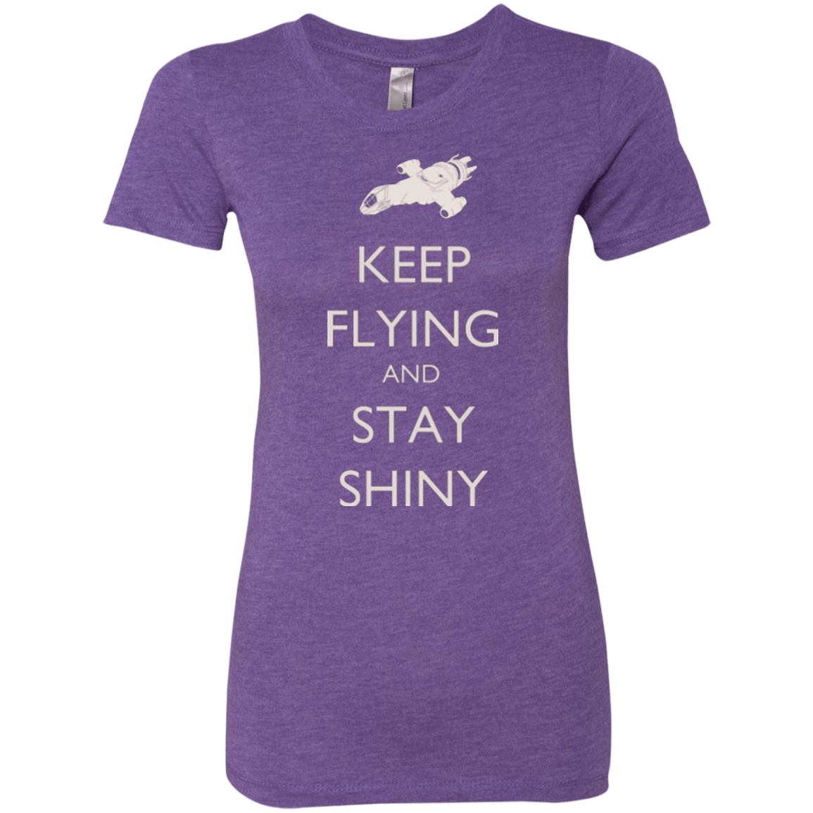 T-Shirts Purple Rush / Small Stay Shiny Women's Triblend T-Shirt