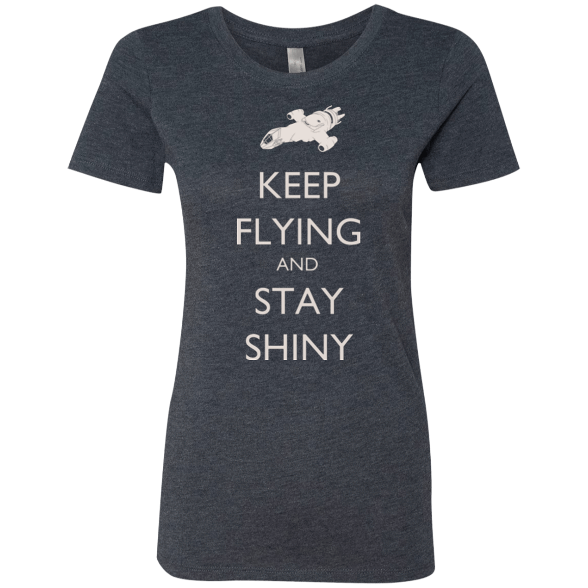 T-Shirts Vintage Navy / Small Stay Shiny Women's Triblend T-Shirt