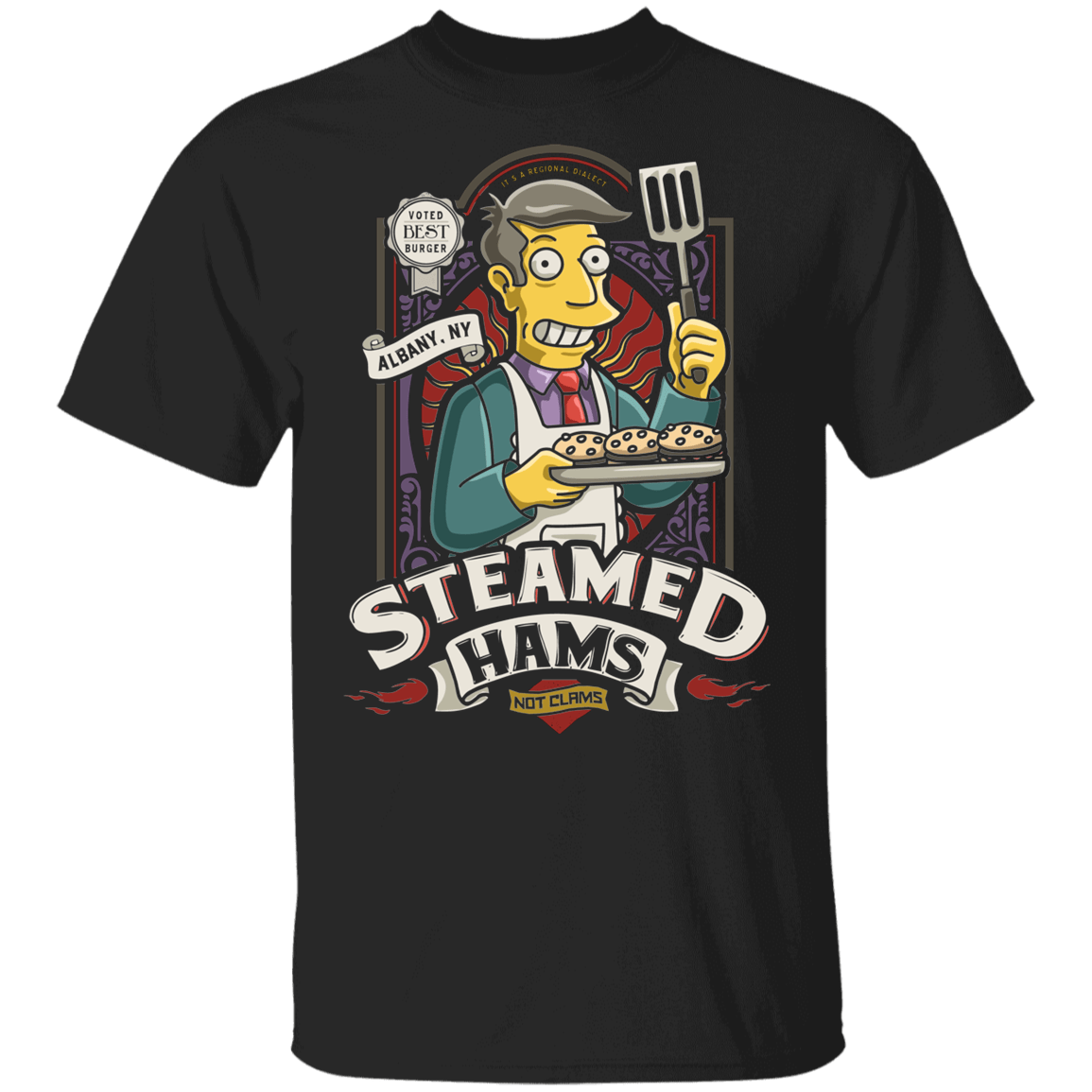T-Shirts Black / YXS Steamed Hams Youth T-Shirt