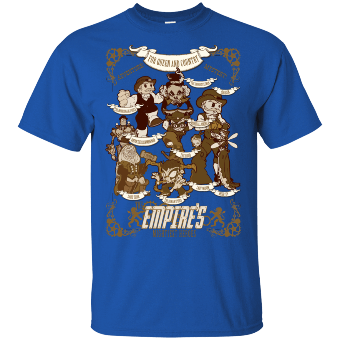 T-Shirts Royal / S Steampunk Avengers T-Shirt